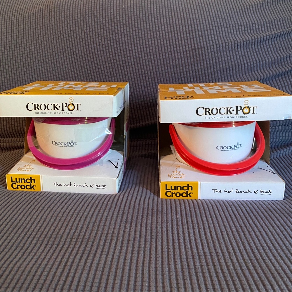NEW Lunch Crock Crock Pot (Lot of 2)